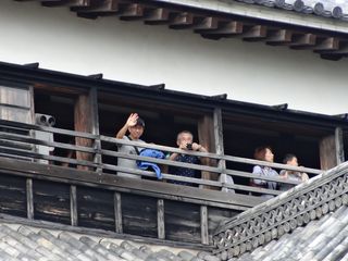 天守閣から