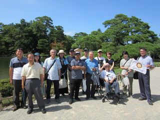 兼六園にて