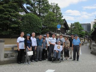 長町武家屋敷跡にて
