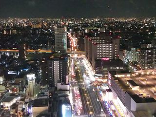 ホテルからの景色