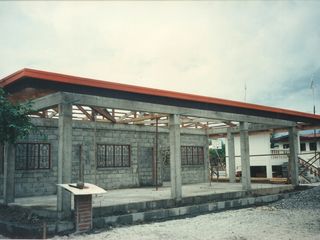 建設中の多目的ホール３
